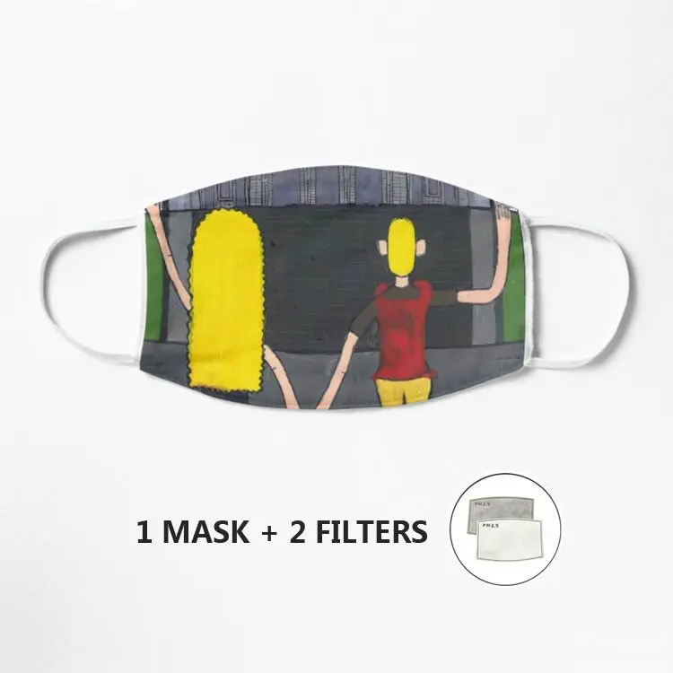 

Маска для лица с мультяшным принтом, многоразовая детская маска, тканевая Пылезащитная маска Mascarilla