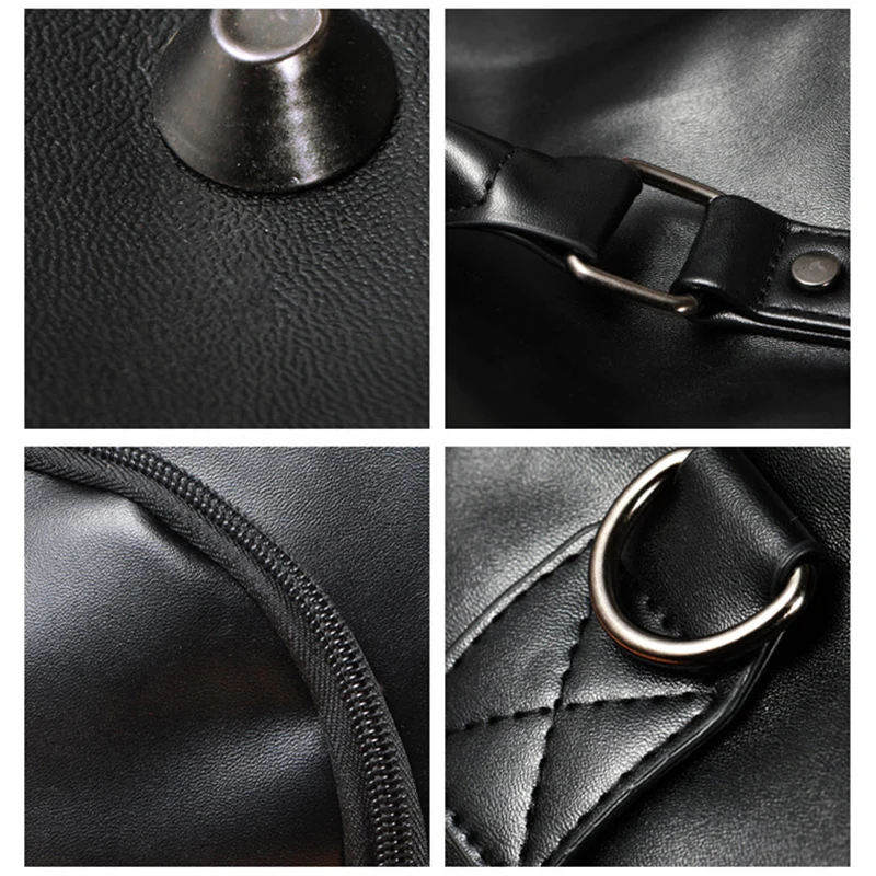 Мужской чемодан высокого качества из искусственной кожи дорожная сумка для