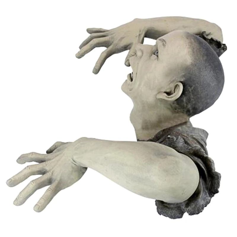

Horror Creepy Corpse Crawling Zombie Garden Statue Halloween Decoration Haunted House Props Supplies Bar Party Decor