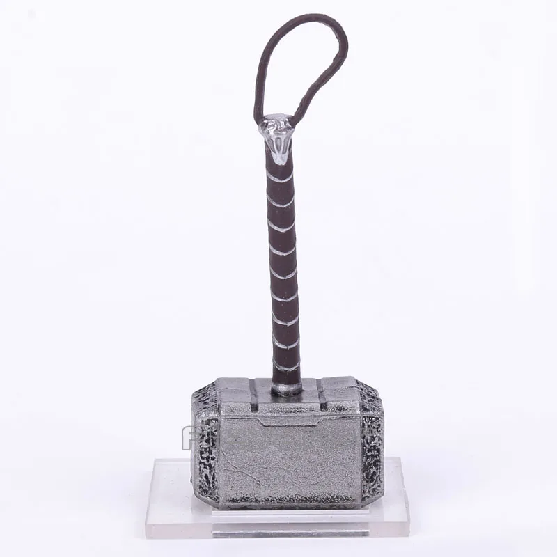 Avengers 2 Iron Man MK43 LED Light Helmet Captain America Shield Thor Hammer With Acrylic Base Mini Action Figure Toys | Игрушки и хобби