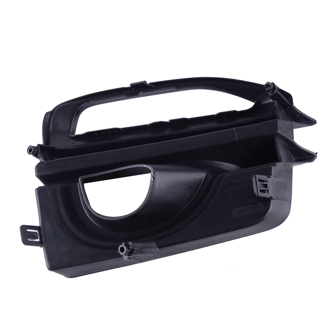 

beler ABS Black 1Pair Car Front Fog Light Lamp Cover Frame Bezel 26x17.5 cm Fit for Infiniti Q50 Sport 2014 2015 2016 2017