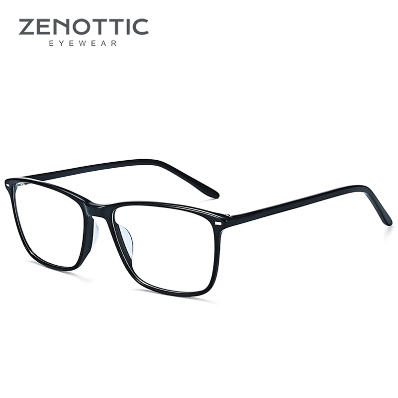 

ZENOTTIC Acetate Glasses Frames Men Hyperopia Myopia Anti Blue Ray Progressive Prescription Eyeglasses Vintage Optical Eyewear