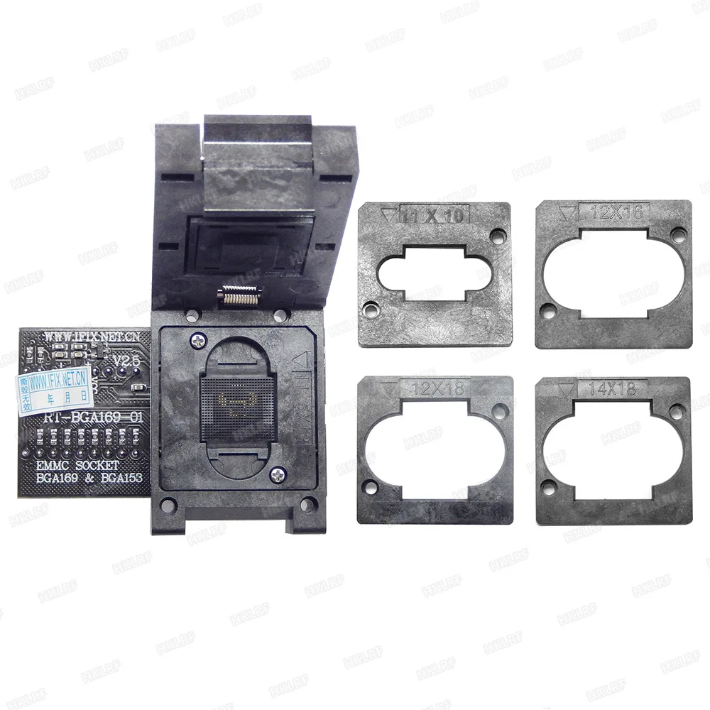BGA169/BGA153 BGA48 EMMC адаптер RT BGA169 01 в 2 5 с 4 шт. BGA блокирующая коробка для RT809H
