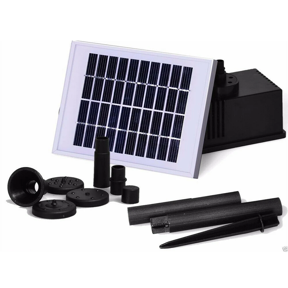 2 Вт Солнечный водяной насос фонтан садовый фонтанный вставленный бассейн пруд