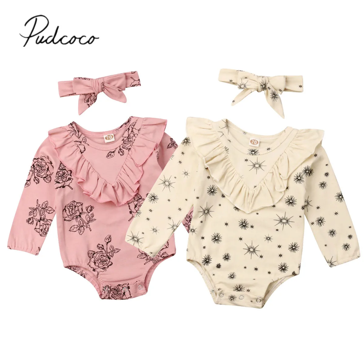 Коллекция 2019 года весенне осенняя одежда для новорожденных детей повседневный