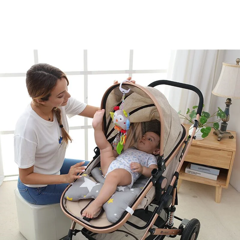 Плюшевые мягкие Мультяшные животные для детей игрушки погремушки младенцев с