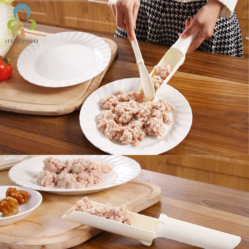 Маленькая машина для приготовления фрикаделек инструмент и жареных рыбок