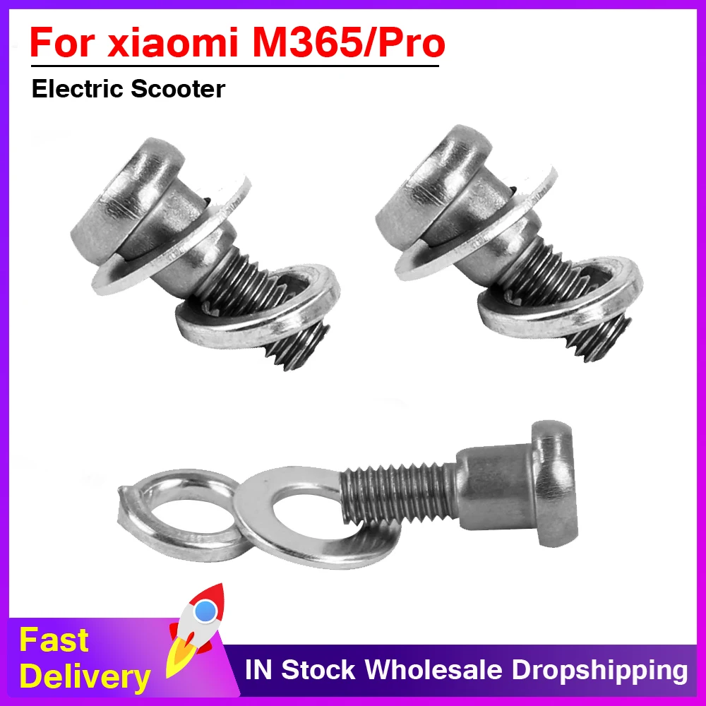 

1/2PCS Stainless Steel Scooters Rear Wheel Fixing Bolt Screw for Xiaomi M365/Pro Electric Skateboard Rear Wheel Bearing Screws