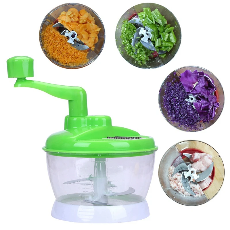 1.5Л кухонный ручной режущий станок Миксер перец Мясорубка измельчитель для