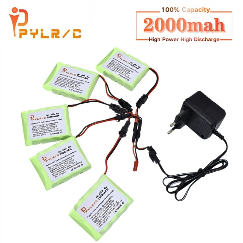 Никель-металлогидридный аккумулятор 6 в 2000 мА · ч и зарядное устройство для
