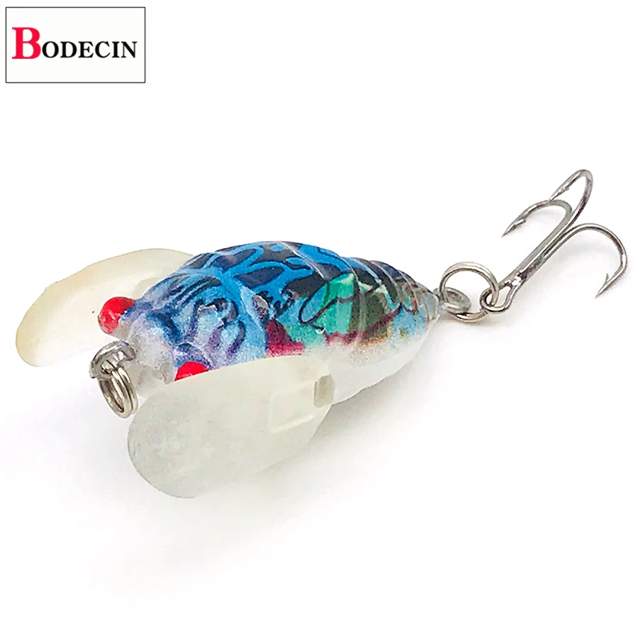 C8 1PCS Cicada Swimbait Джеркбейт рыболовный снасти/безделушки/Искусственные/поддельные приманки для форель окунь Троллинг насекомое/жесткий/Рыбалка/Поверхностная приманка - Цвет: C8 1PCS