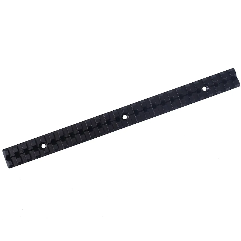 Tactical 230mm Picatinny Rail Adapter 22 Slot 3 hole Mount Base for 20mm Scope Mounting System Accessories Hunting|Аксессуары для
