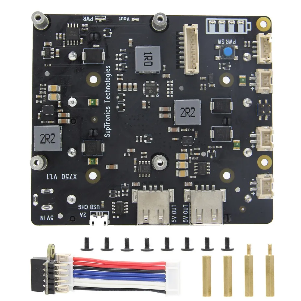 Raspberry Pi 4 Модель B UPS шляпа щиты, X750 управление питанием Плата расширения для Raspberry Pi 4B/3B+/3B/2B/A+/B