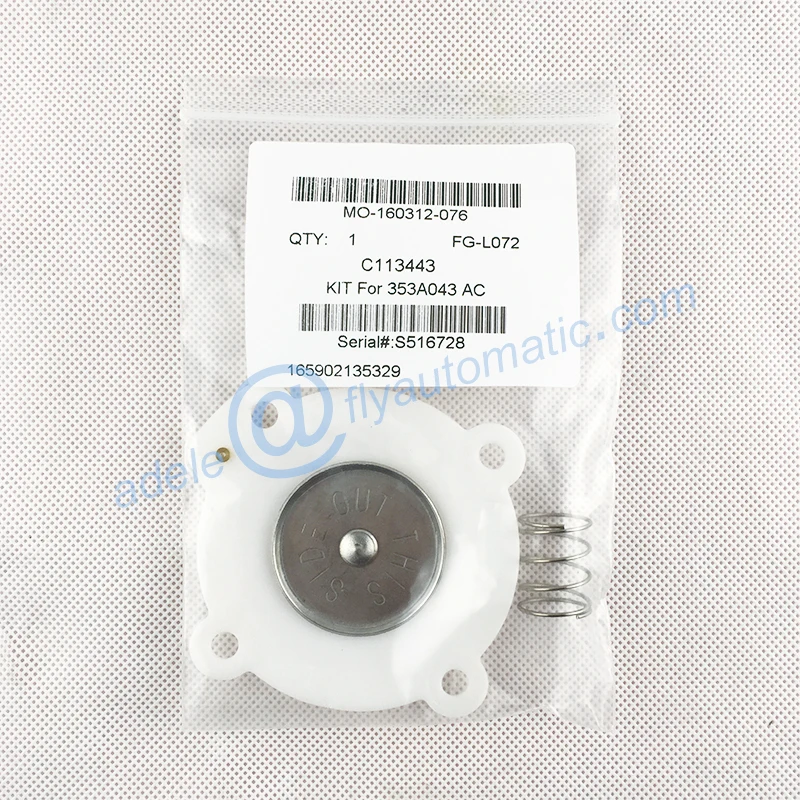 Набор для ремонта диафрагмы C113443 ASCO G353A041 G353A042 импульсный клапан | Строительство и