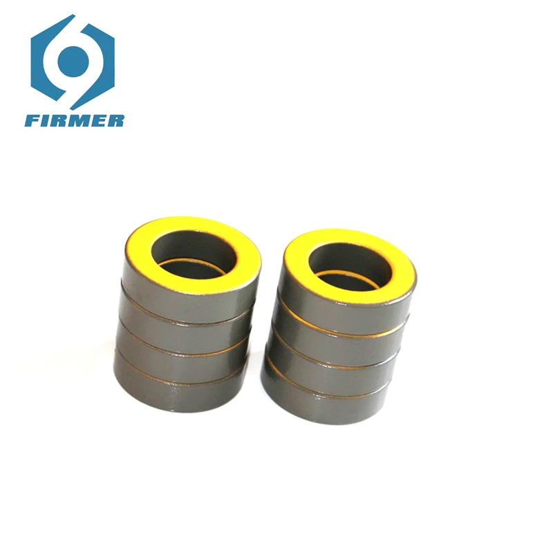 Ferrite Cores 50.8x31.8x14 mm 5 pcs Toroid Core Chokes Ring Iron Powder Inductor Rings Grey Yellow | Обустройство дома