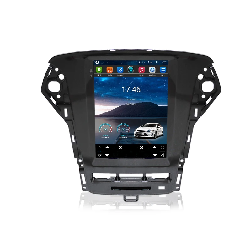 Экран Тесла в стиле Tesla для Ford Mondeo 4 2011 2015 Android автомобильное радио мультимедийный
