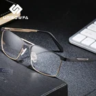 Оптическая оправа для очков для близорукости, мужские очки с прогрессивным рецептом, прозрачная оправа из сплава, полная оправа, очки в Корейском стиле