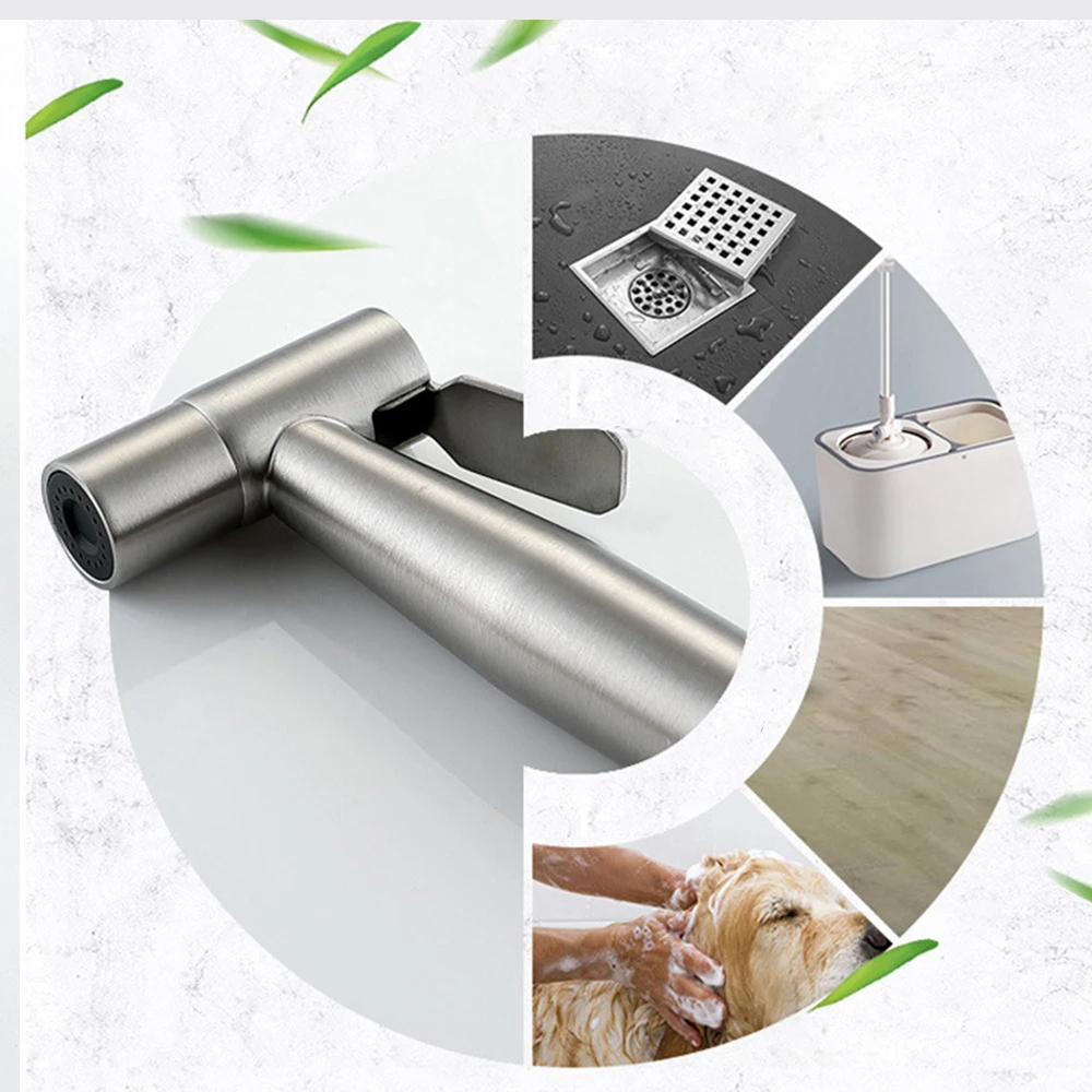 

304 Stainless Steel Pressurized Bidet Toilet Companion Female Cleaning Appliance Sanitary Appliance Cleaning Tool