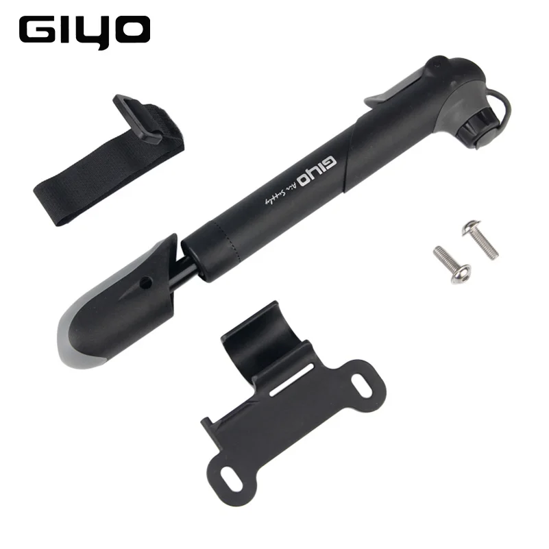 

Giyo Bike Pump Portable Mini MTB Mountain Bike Bicycle Pumps 100 psi High Pressure Cycling Hand Air Pump Ball Tire Inflator
