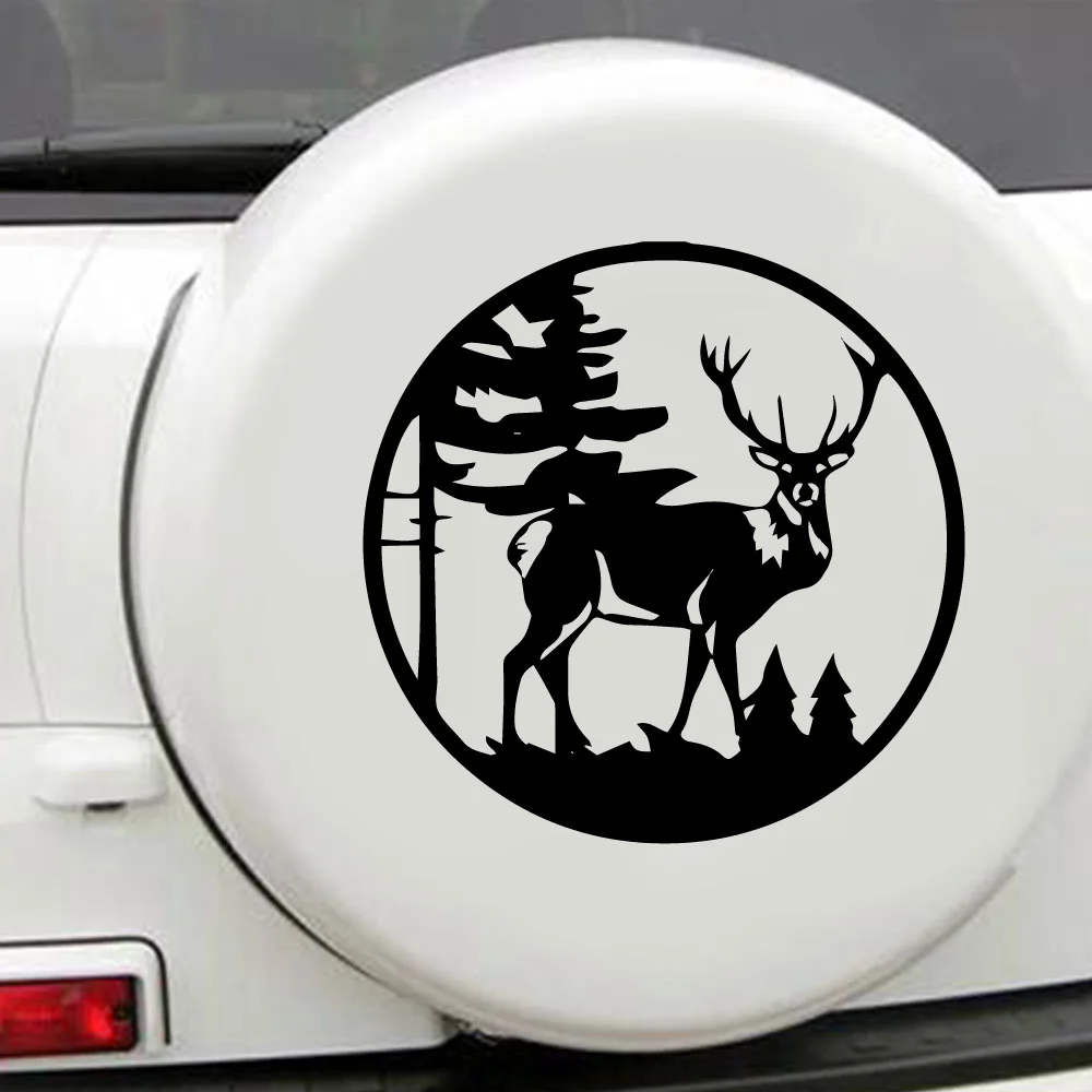 

Drop Shipping Hunter Deer Stickers On The Car Offroad Suv Waterproof Accessories