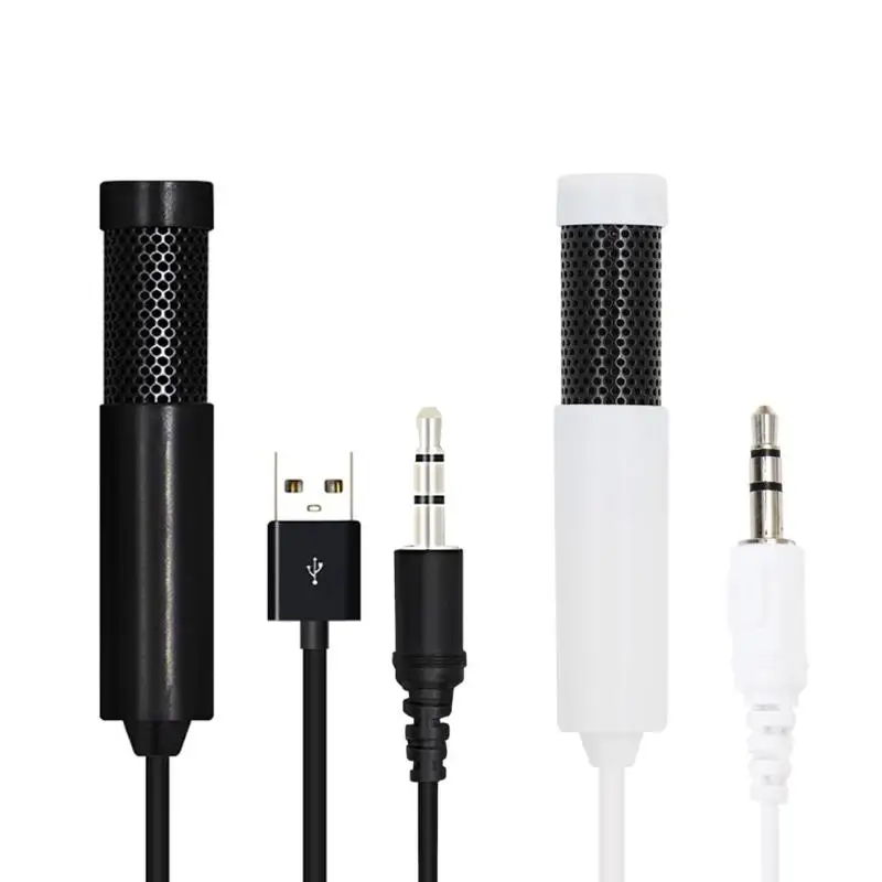 Портативный конденсаторный микрофон USB 2 0 3 5 мм 1 шт. стерео штекер мини студийный