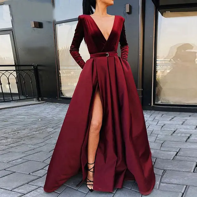 Длинные эластичные вечерние платья для выпускного вечера Vestido De Noiva Sereia Платье из