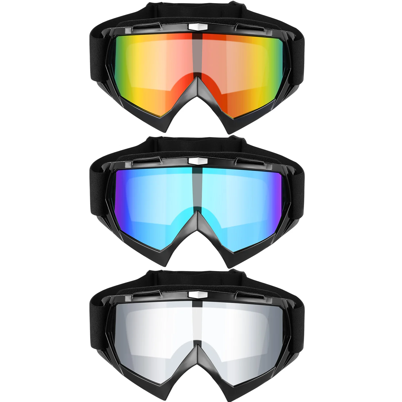 

Motorcycle Goggles Motocross Goggles Windproof ATV Goggles Dirt Bike Off Road MX Motocross Goggle with Soft Thick Foam Anti-Scra