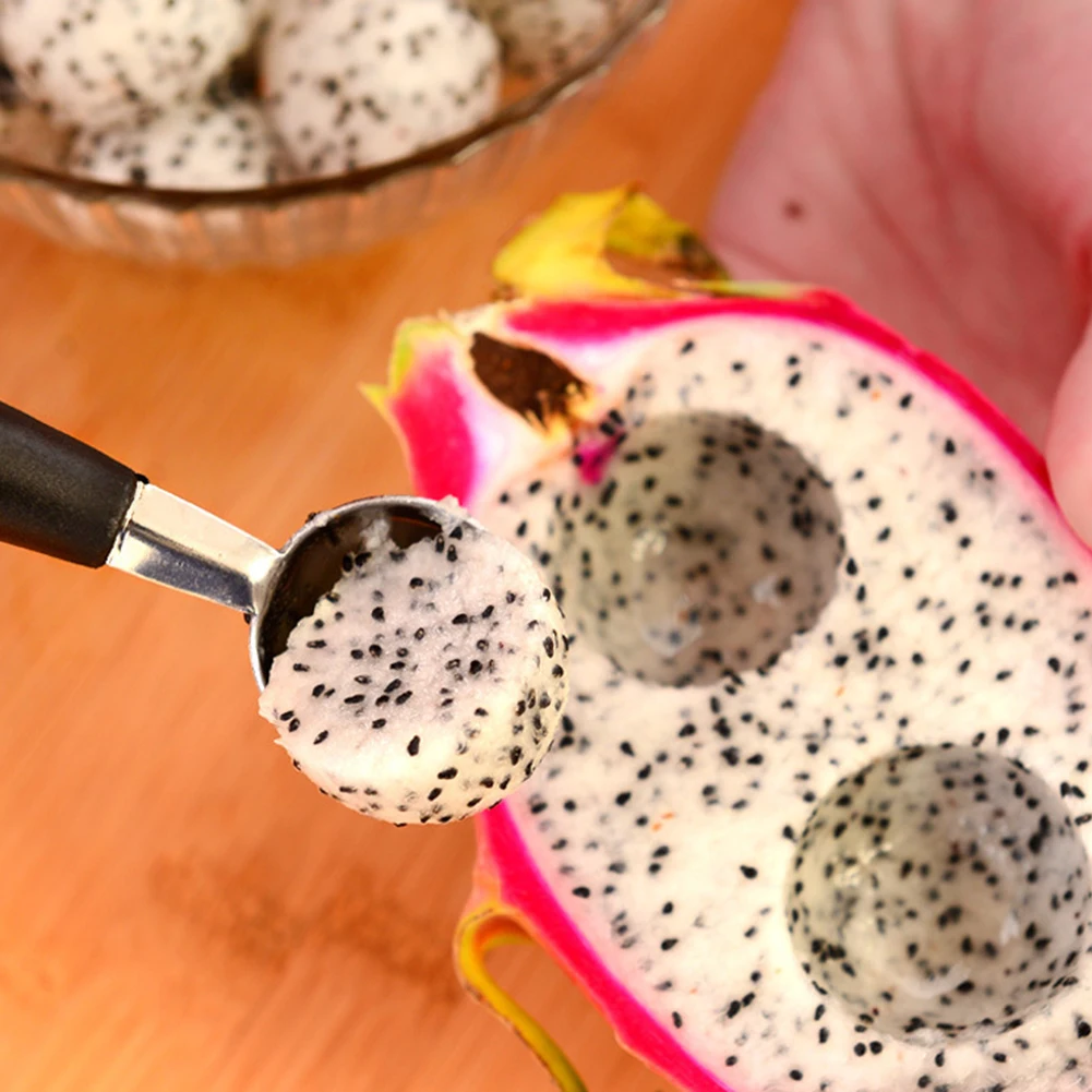 

Stainless steel fruit mini scoop double-headed mini ice cream spoon multifunctional kitchen utensil