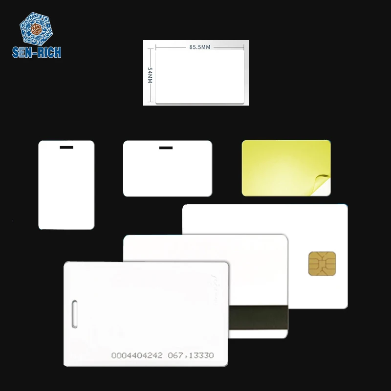 Белые пустые ПВХ пластиковые карты CR80 банковские кредитные карты| |