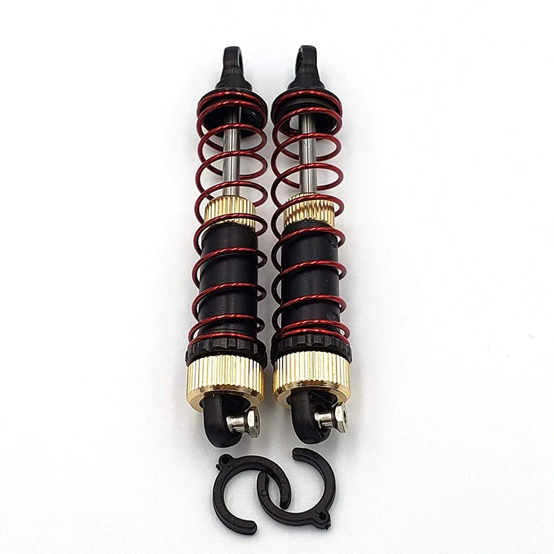 4Pcs RC Shock Absorber Adjustable Assembled Spring Damper Suspension Upgraded Oil Filled 25-ZJ03 for 9125 Car | Спорт и развлечения