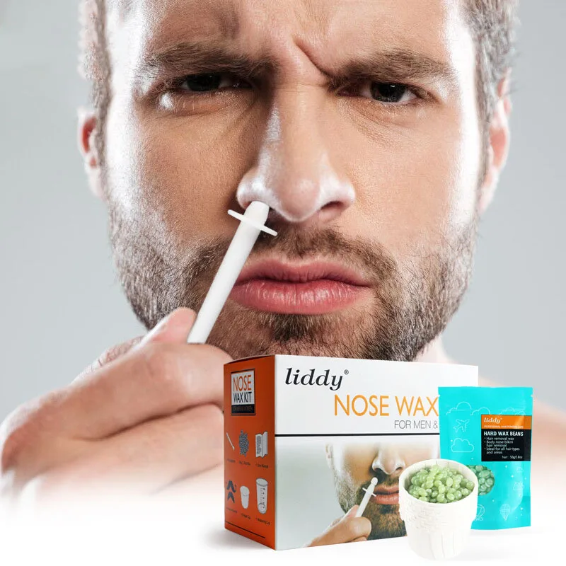 

Nose Hair Wax Hair Painless Removal Kit Effective Safe Nose Hair Removal Cosmetic Tool Nose Wax Kit For Men & Women J4Z8