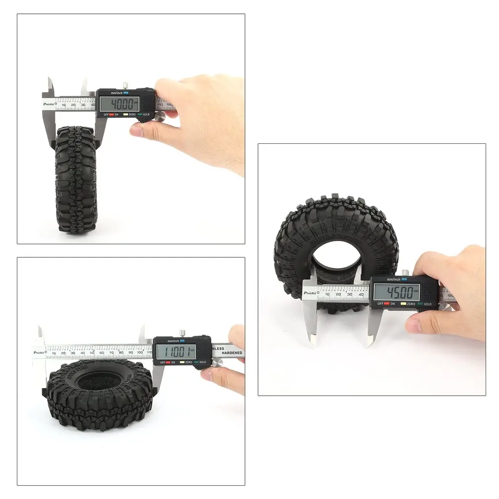 4 шт. AUSTAR AX 4020 1 9 дюйма 110 мм резиновые шины 1/10 Rock Crawler детали для D90 SCX10 AXIAL RC4WD TF2