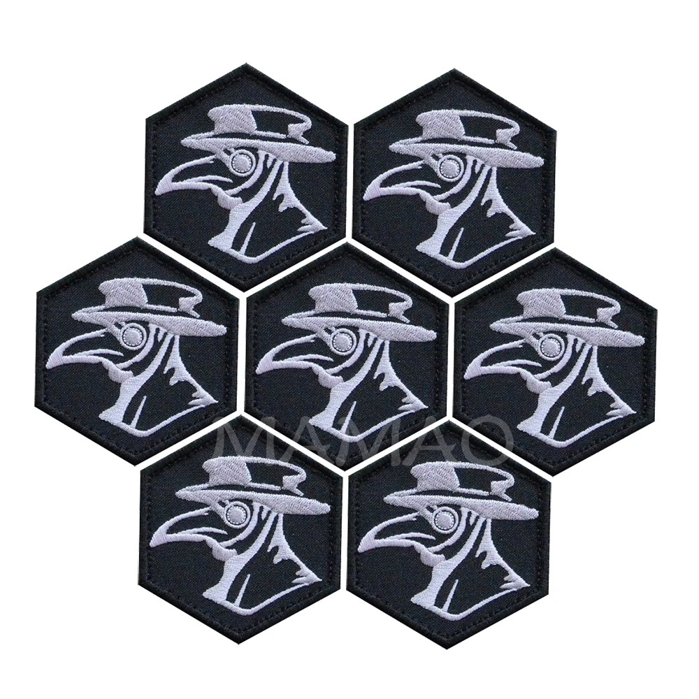 Эпидемия вирус борьба герой липучка Военный Патч медицинский персонал чума врач