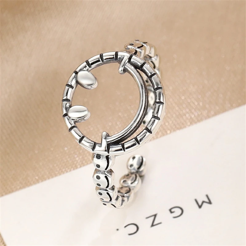 Хит новинка хит 2020 винтажный стиль проложить смайлик счастливое регулируемое