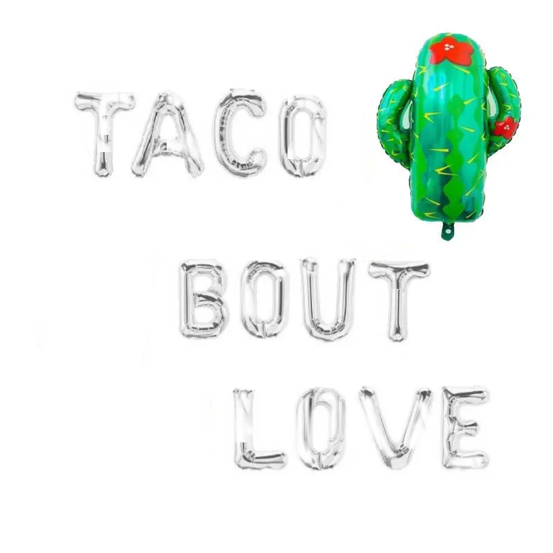 Близнецы вечерние 16 &quotзолото Тако Бут кольцо фольги Воздушные шары девичник