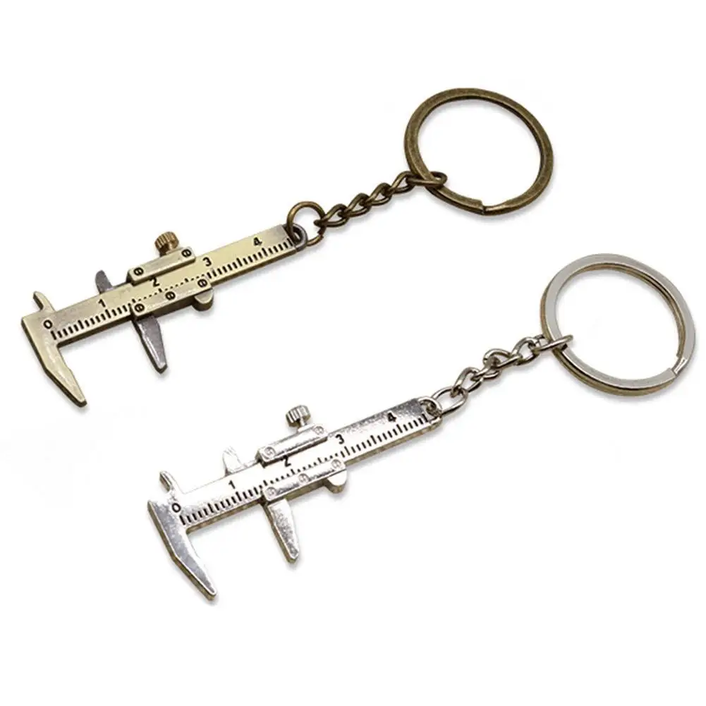 

Mini Vernier Calipers Key Ring Measuring Gauging Tools Simulation Vernier Pendant Key Model Caliper Keychain Key Ring Ruler T5E0
