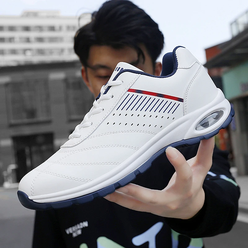 

Мужские кроссовки для бега, черные или белые кроссовки с воздушной подушкой, спортивная обувь для улицы, кроссовки для бега