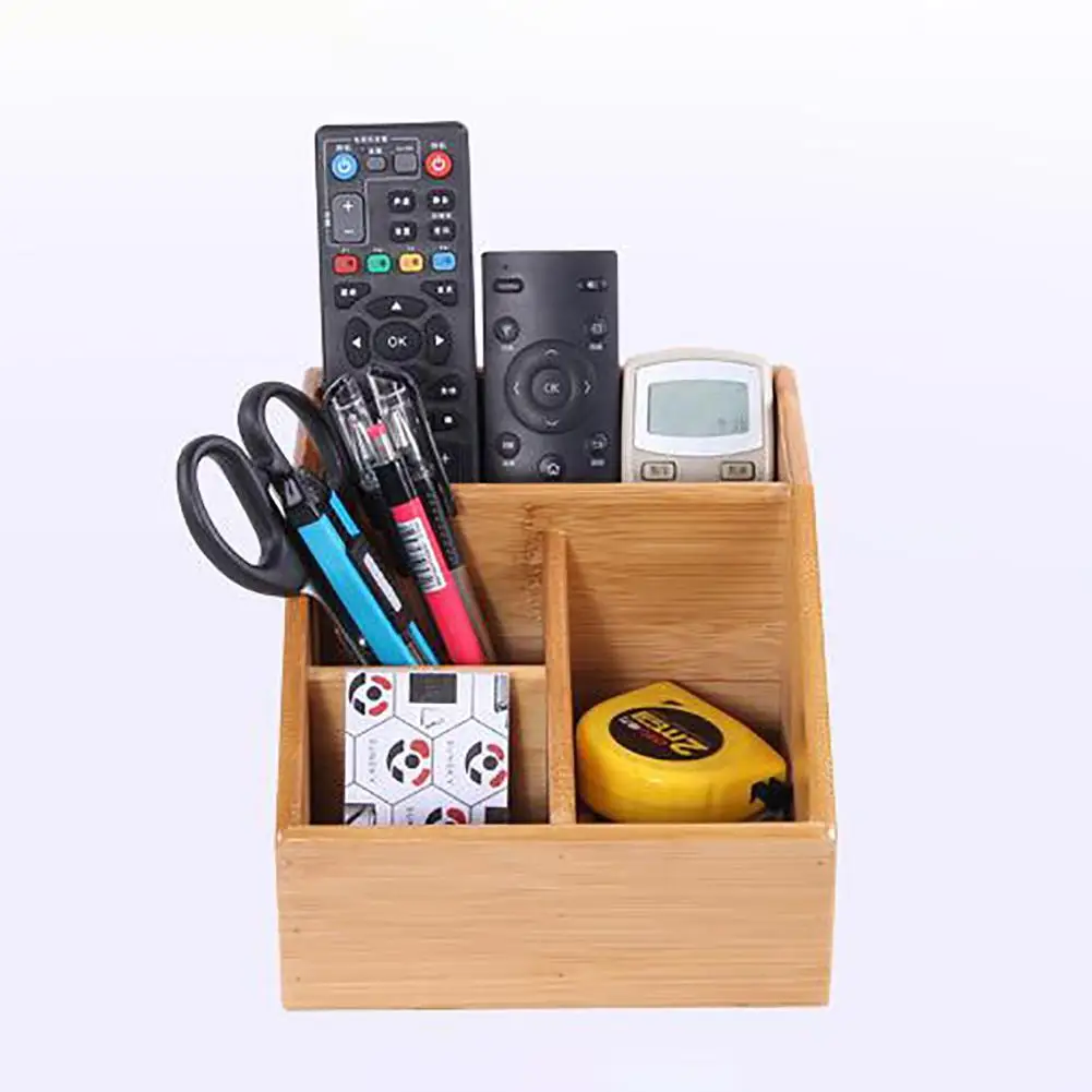 Многофункциональная коробка для салфеток инновационный бамбуковый Настольный