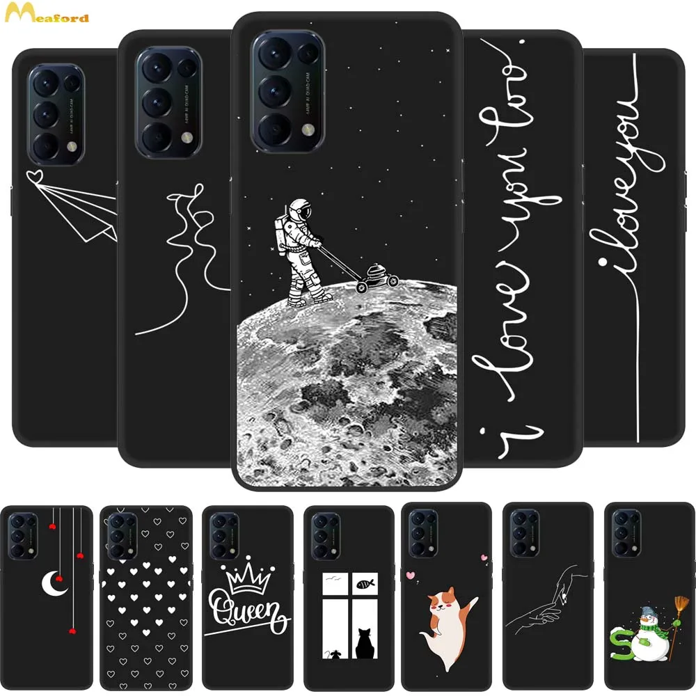 Силиконовый чехол для OPPO Reno5 Pro Plus 5G Reno 5 Lite 5A 3A 5Z 5F 5K мультяшный телефона из ТПУ Reno6 6