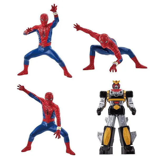 

Bandai Original Gacha HG Spider-Man HG Action Figure Toys 4Pcs