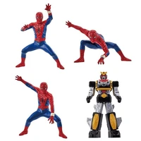 bandai original gacha hg spider man hg action figure toys 4pcs