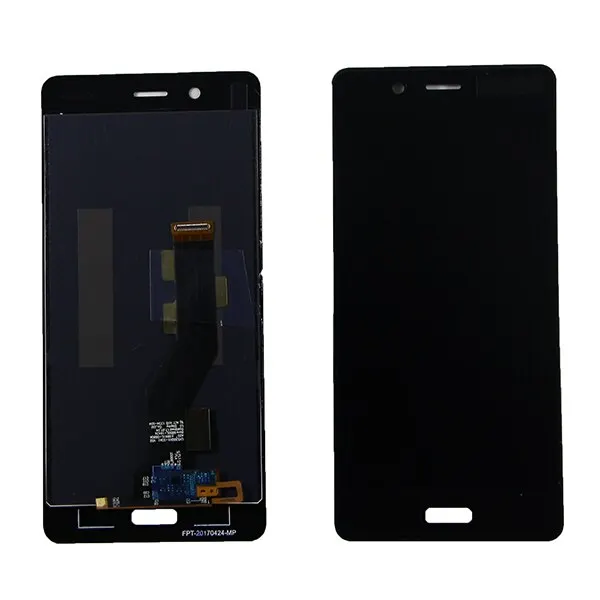Дисплей для Nokia 8 в сборе с тачскрином Черный|Экраны мобильных телефонов| |