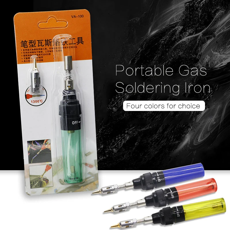 

Multi-functional Wireless Temperature Adjustable Gas Electric Soldering Iron Welding Solder Fast Heating Electronic Repair Tools