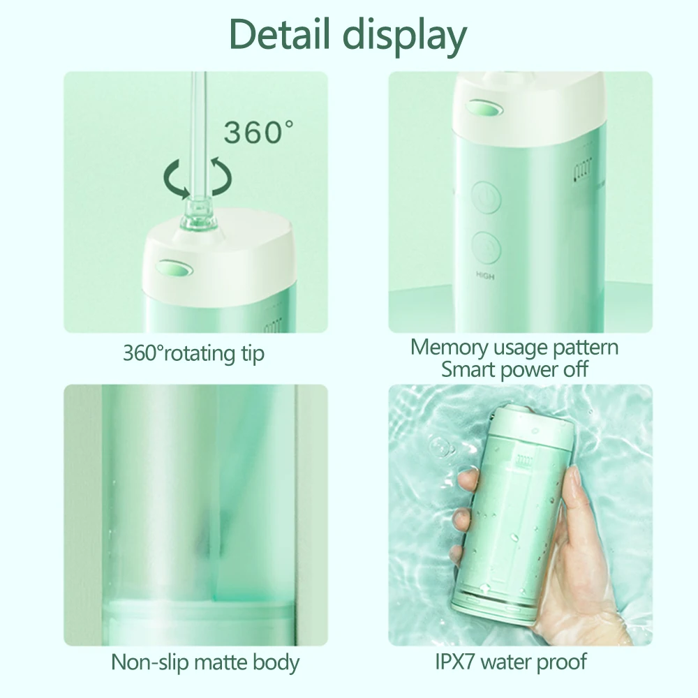 

Telescopic Oral Irrigator Teeth Whitening Portable Electric Sonic Tongue Oral Scaler Dental Multifunction Scaler Irrigator