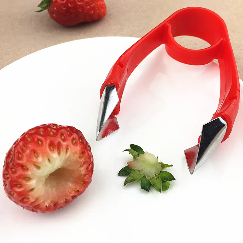 

Stainless Steel Pineapple Knife Kitchen Accessories V-shaped Pineapple Cutting Tool Pineapple Strawberry Clip Remove Eye Clip