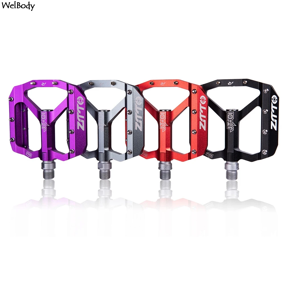 ZTTO MTB подшипник алюминиевый сплав плоская педаль велосипед хороший захват легкие