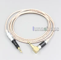ln006890 hi res brown xlr 3 5mm 2 5mm 4 4mm earphone cable for audio technica ath m50x ath m40x ath m70x headphone