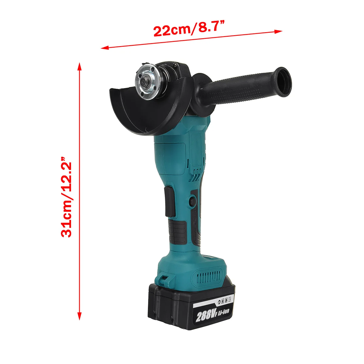 

18V 125/100mm Brushless Cordless Impact Angle Grinder Variable Speed For Makita Battery DIY Power Tool Cutting Machine Polisher