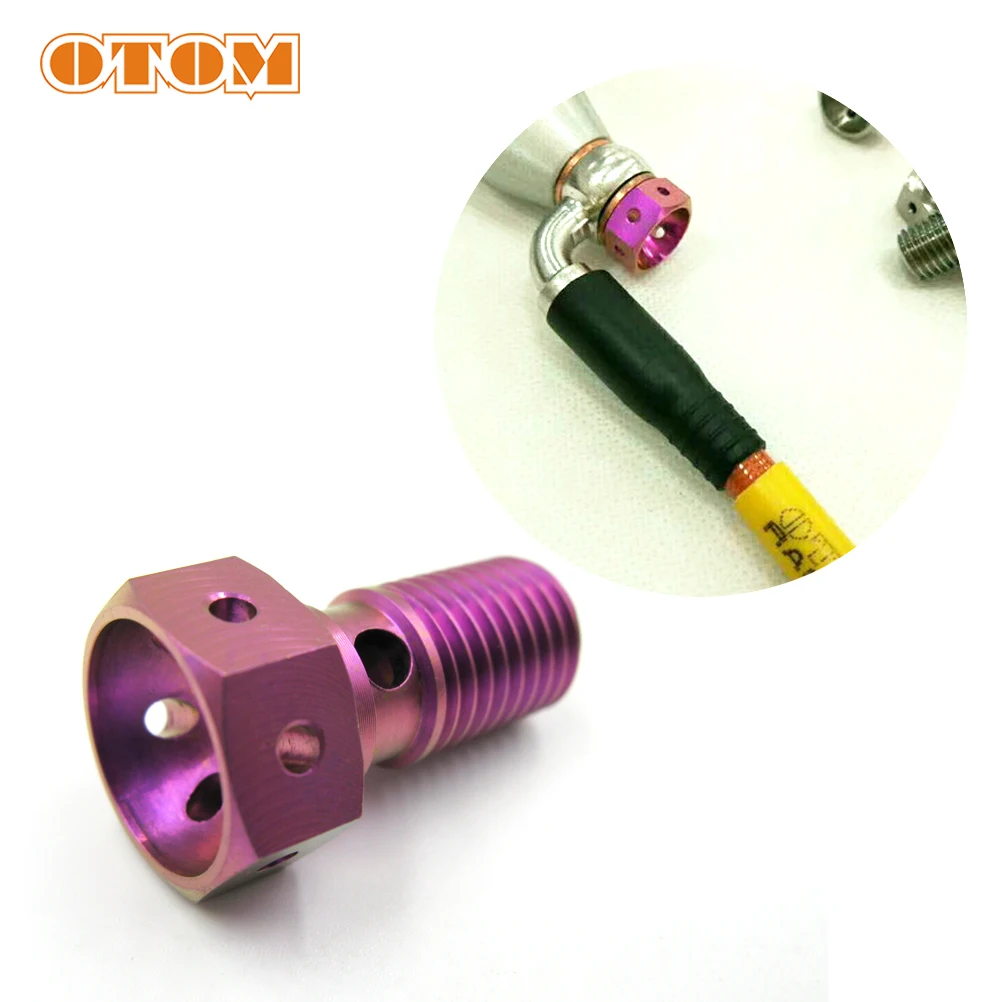 Тормозной шланг OTOM из титанового сплава болт для мотокросса KTM HONDA KAWASAKI YAMAHA SUZUKI| |