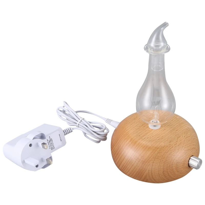 Wooden Glass Aromatherapy Pure Essential Oils Diffuser Air Nebulizer Humidifier Household Conditioning Appliance | Бытовая техника